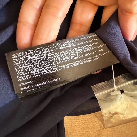 KEEPSAKE. NWOT. Foolish Long Sleeve, Midi Dress in Navy/Porcelain in Pol… - Picture 10 of 15